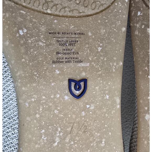 Rothy’s Women’s Flats Diamond Metallic Style 002-299 - Sz 7.5 NEW - Picture 10 of 11
